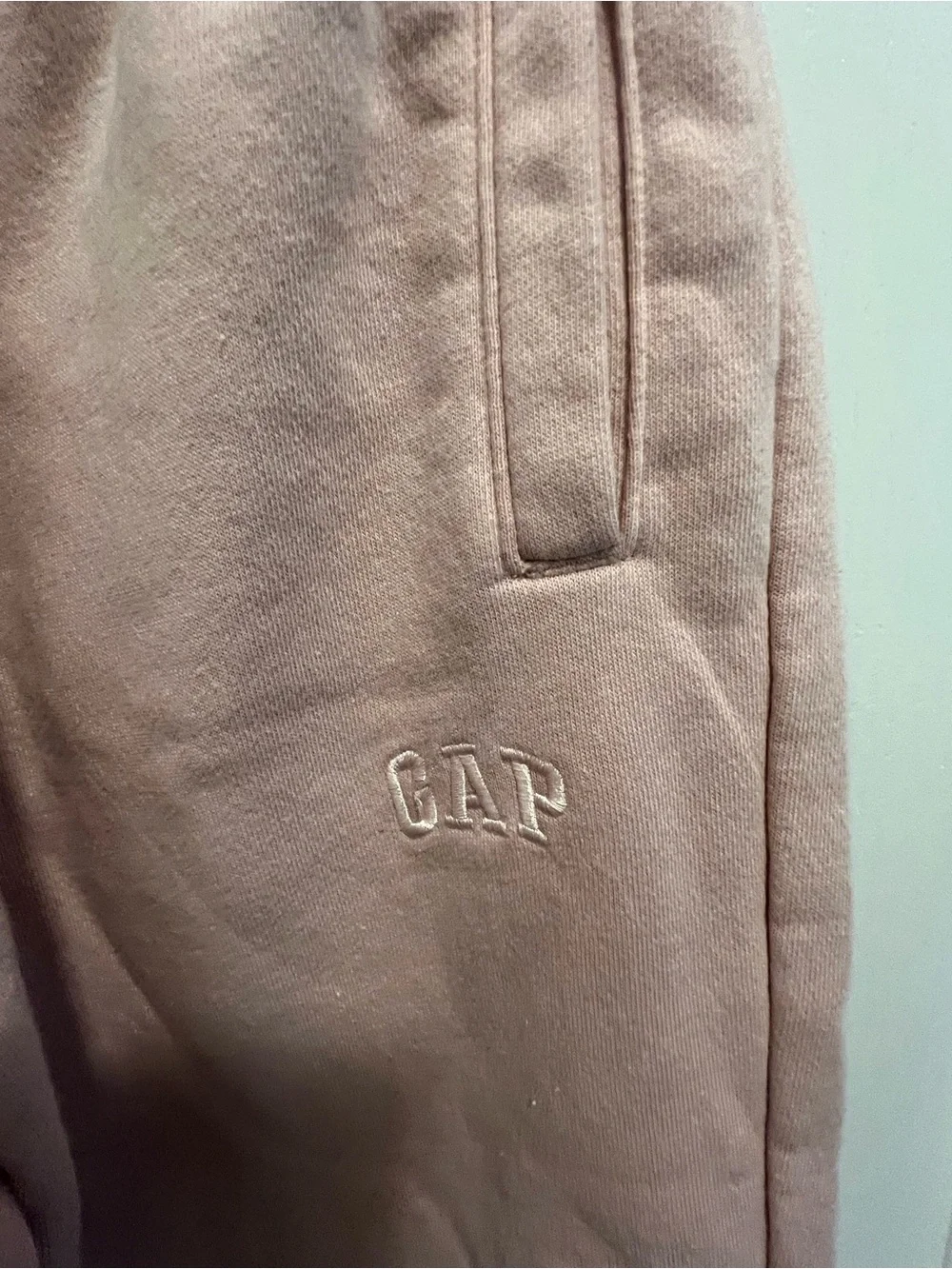 GAP Girls Light Pink Fleece Joggers